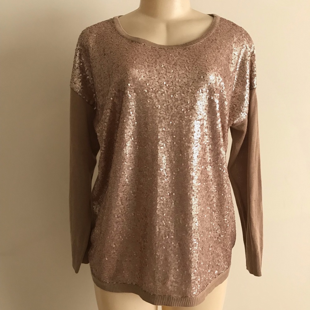 Modamix By Brandon Thomas Sequin Top Sz 1X